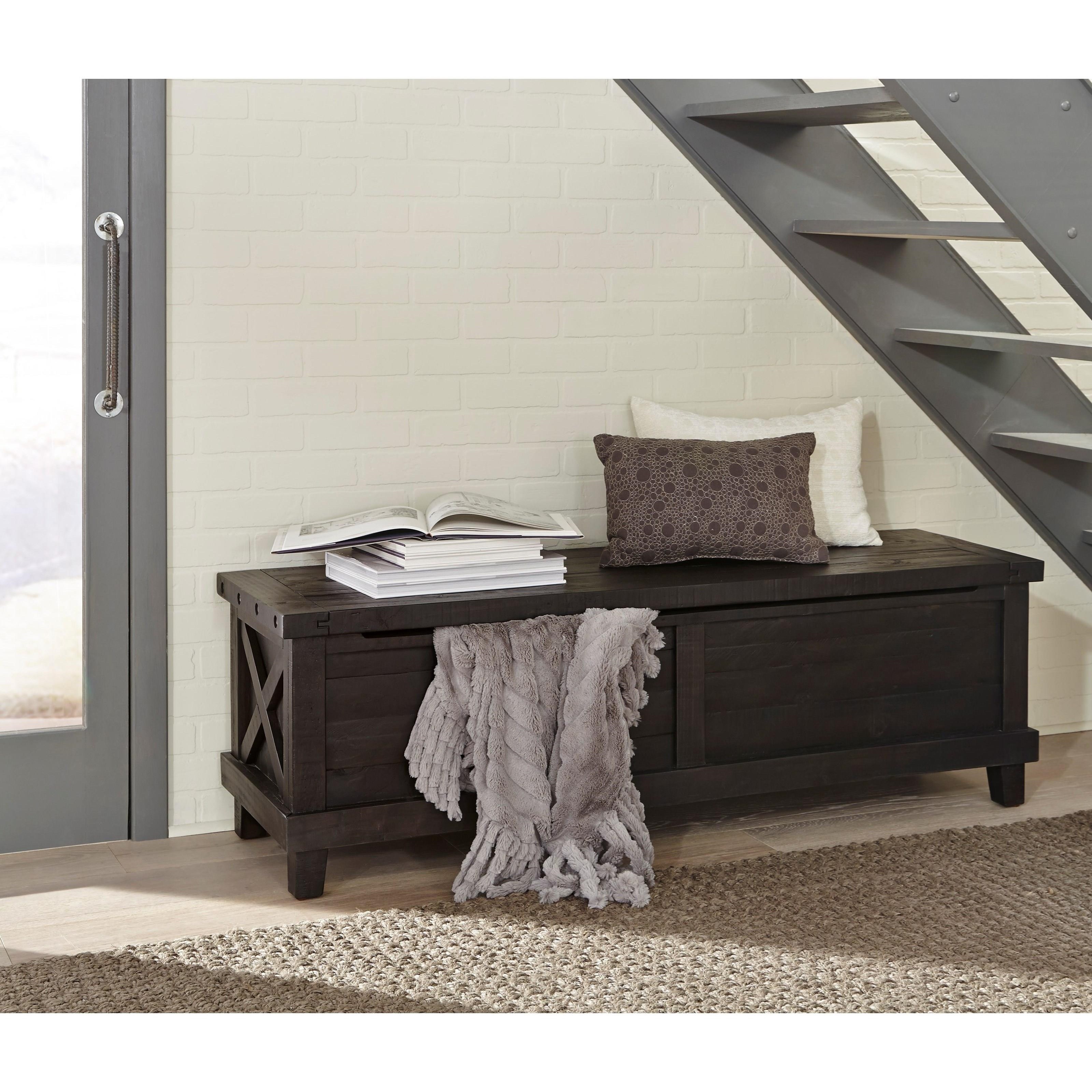 Modus International Yosemite 7YC993 Solid Wood Blanket Box in Cafe